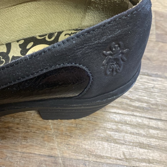 Essential Fly London, chunky heel Mary Jane’s mix of Patton, leather and suede - Picture 3 of 11